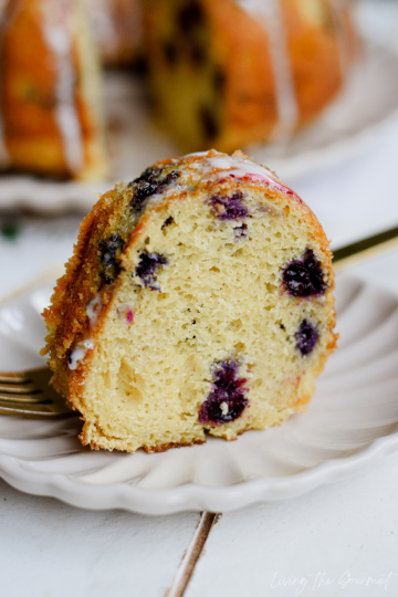 Blueberry Muffin Cake - Living The Gourmet