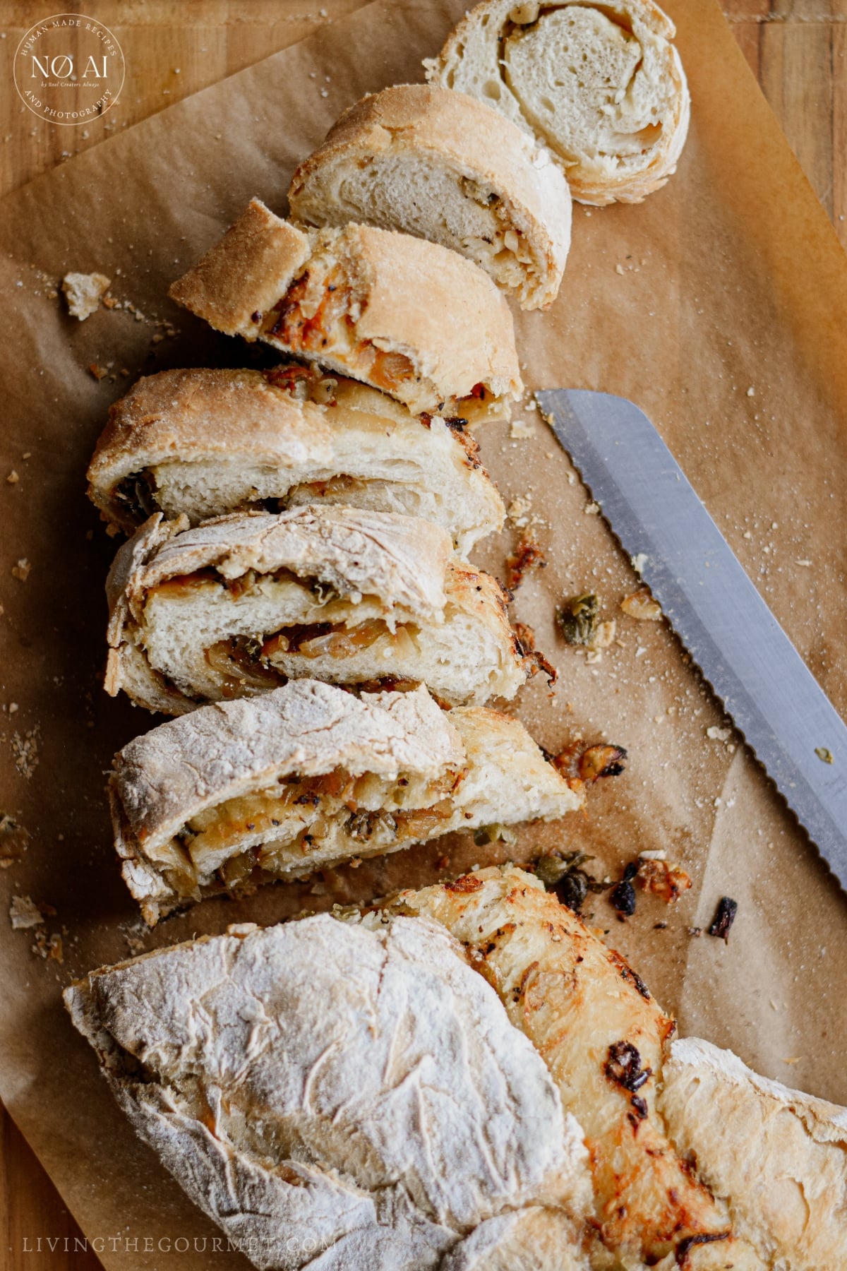 Homemade Garlic Stuffed Bread