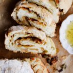 Homemade pizza bread