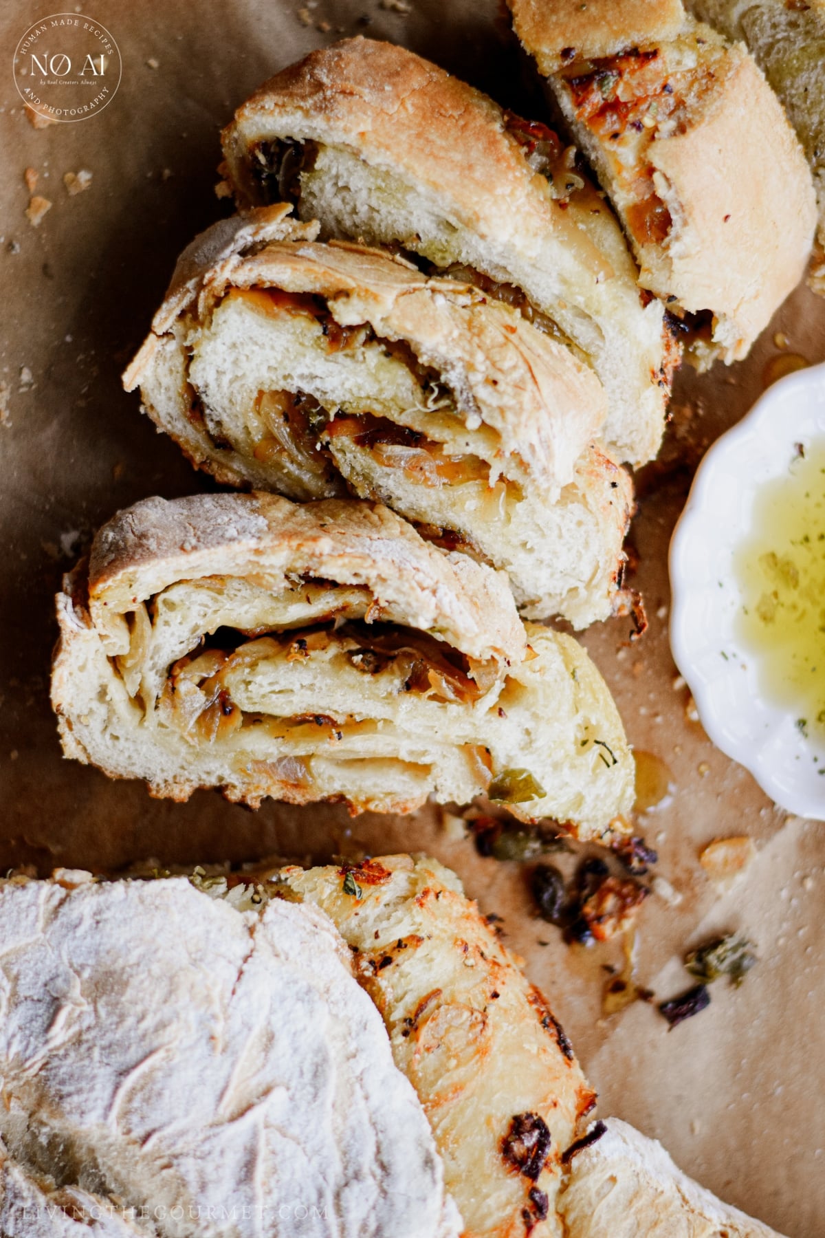 Homemade pizza bread