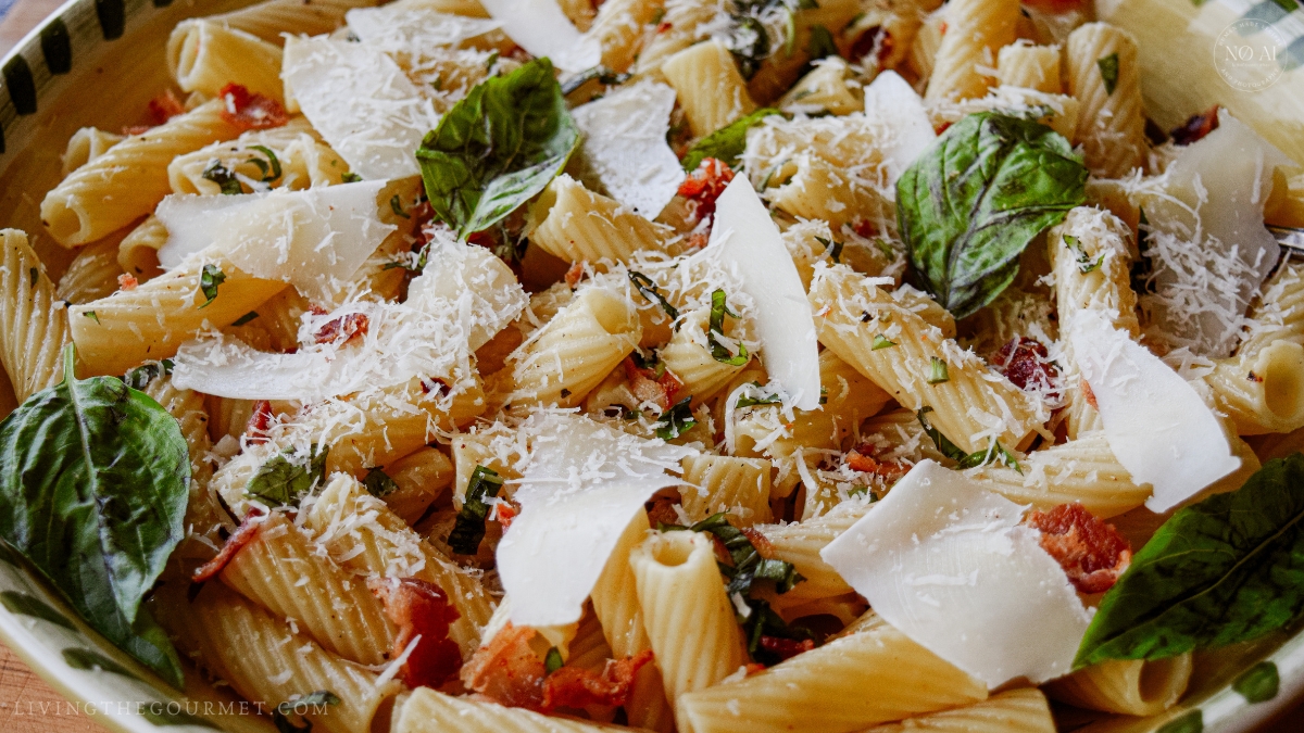 Bacon and Basil Pasta Salad