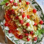 Melon Salad with Absinthe Syrup
