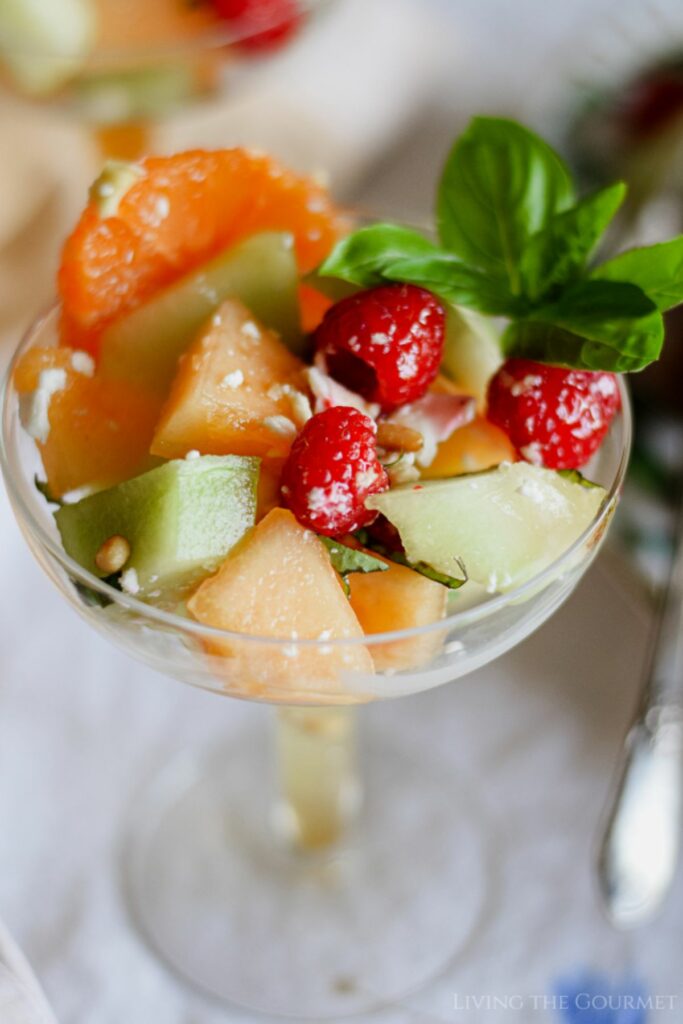 Melon Salad with Absinthe Syrup