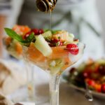 Melon Salad with Absinthe Syrup