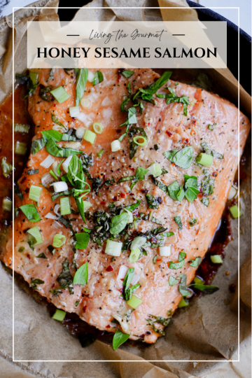 Honey Sesame Salmon - Living The Gourmet
