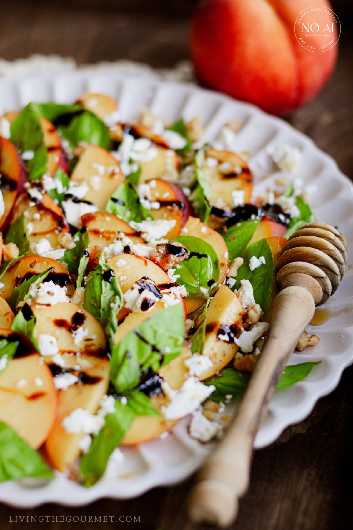 Peach and Feta Salad