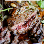Savory Skirt Steak with Garlic, Butter, and Basil