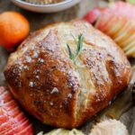 Baked Brie in Puff Pastry with Jam