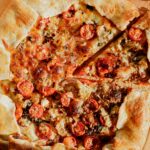 Homemade Pizza Galette featuring a flaky pastry