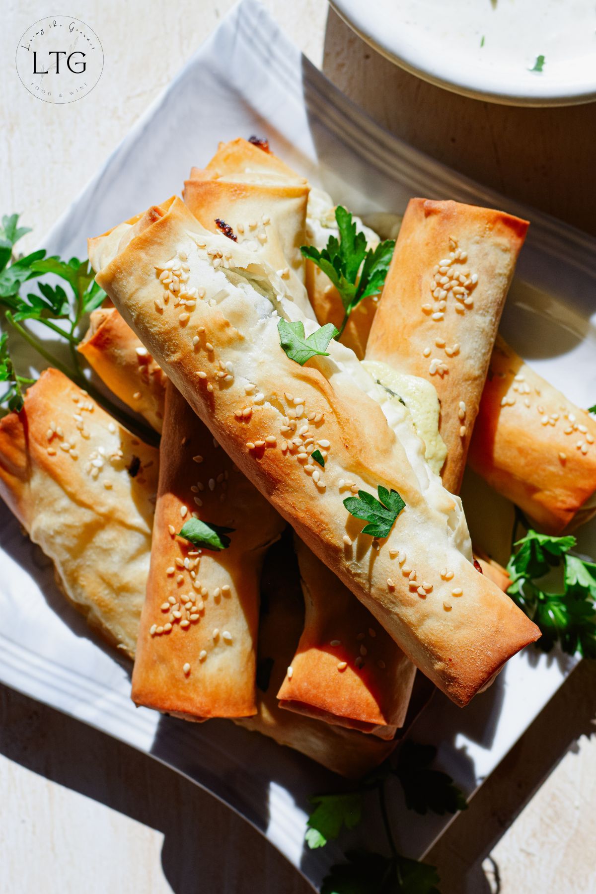 Spinach and Feta Rolls