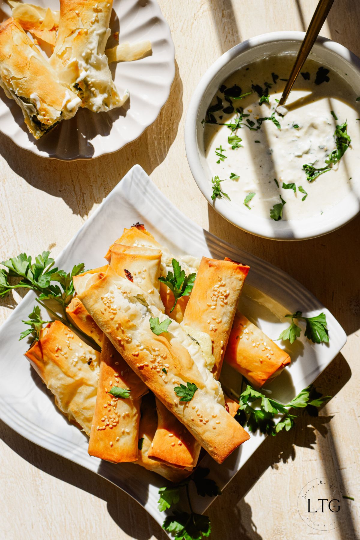 Spinach and Feta Rolls