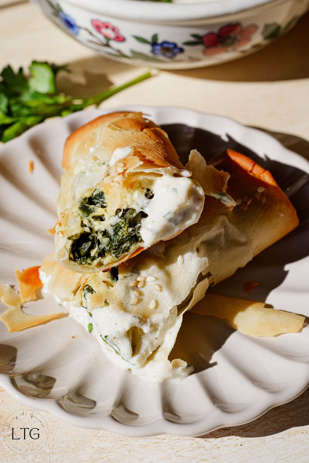 Spinach and Feta Rolls