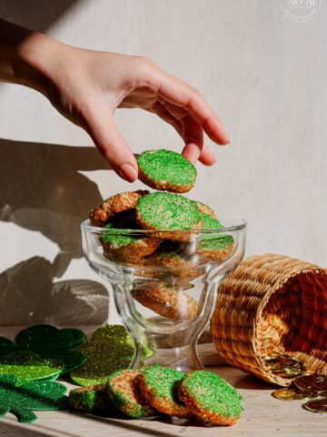 Easy Homemade Irish Cream Sugar Cookies perfect for St. Patrick's Day
