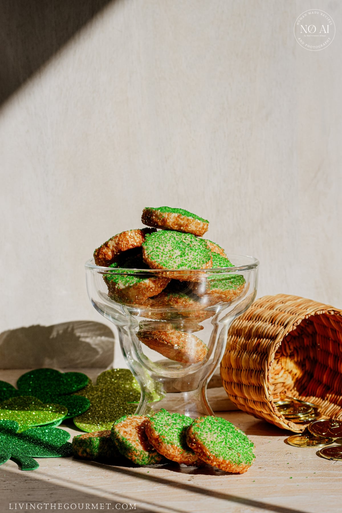 Easy Homemade Irish Cream Sugar Cookies for St. Patrick's Day