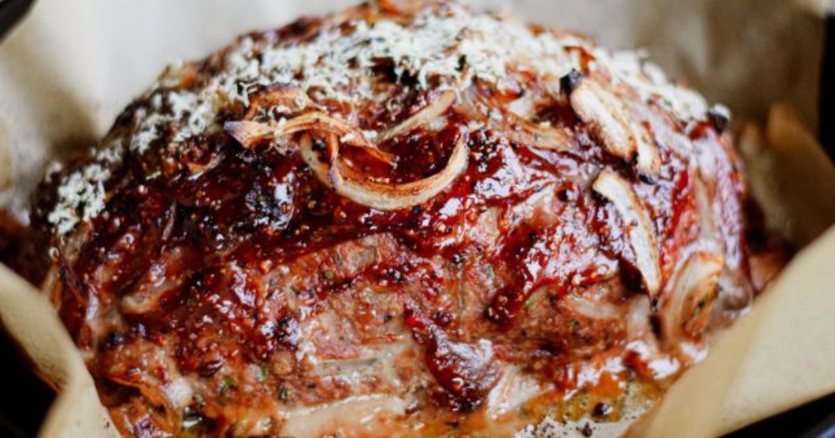 Caramelized Onion Meatloaf