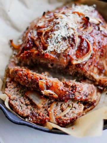 Caramelized Onion Meatloaf