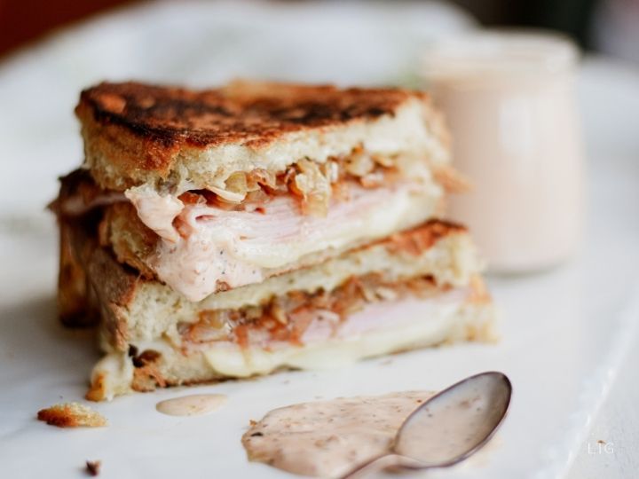 Grilled Ham and Cheese Sandwich