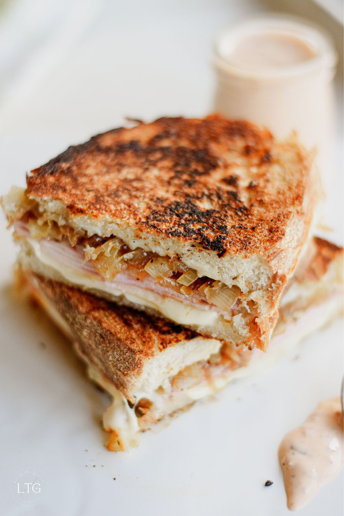 Grilled Ham and Cheese Sandwich