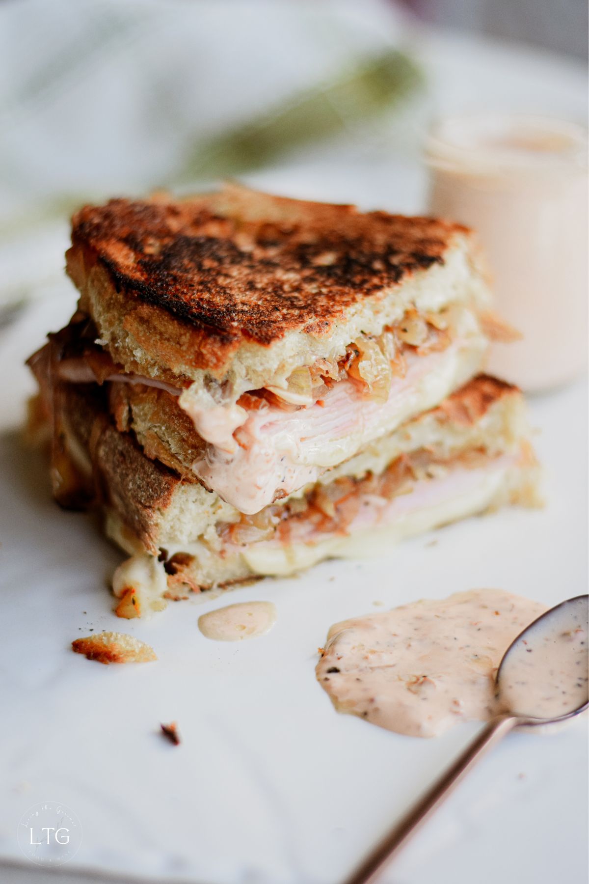 Grilled Ham and Cheese Sandwich