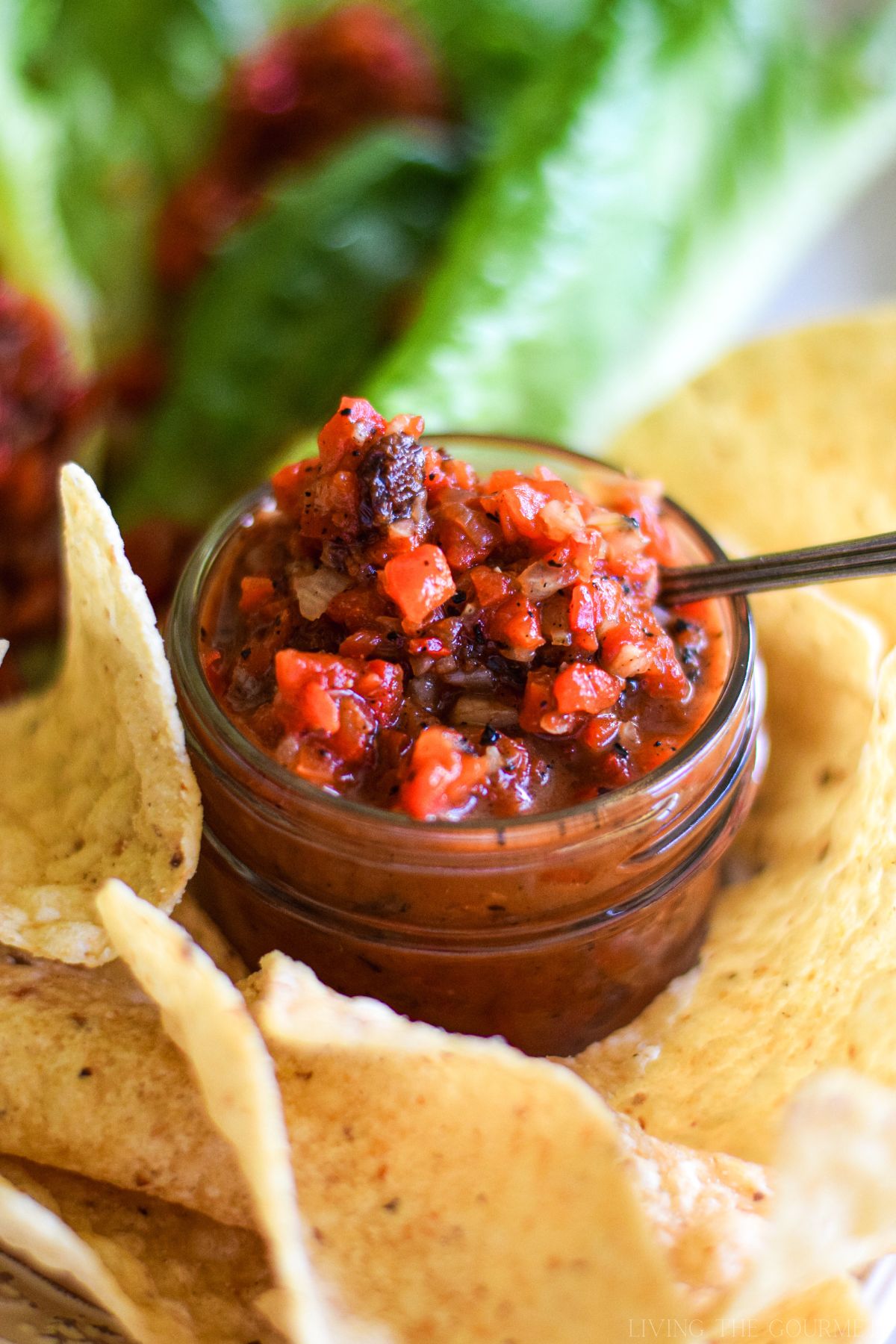 Homemade Roasted Red Pepper Dip