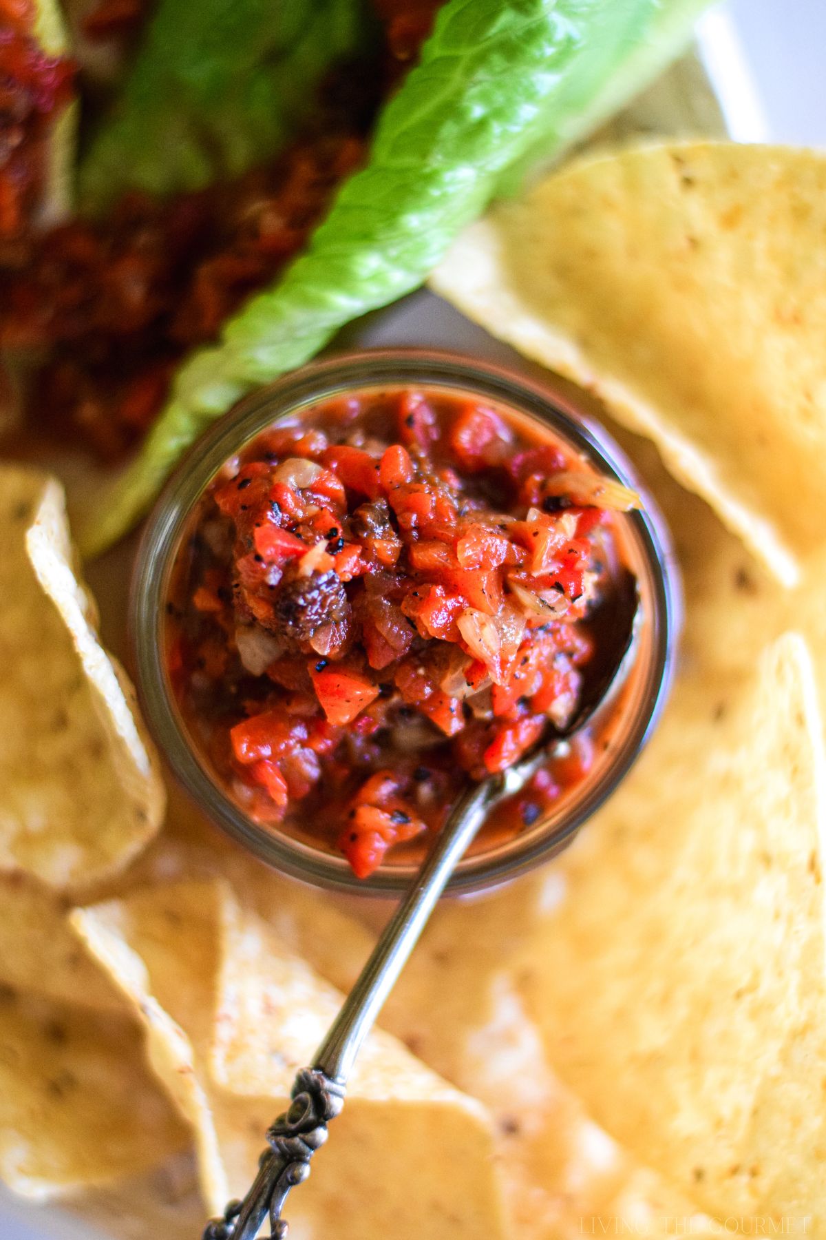 Homemade Roasted Red Pepper Dip