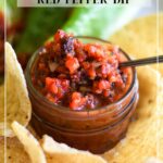 Homemade Roasted Red Pepper Dip