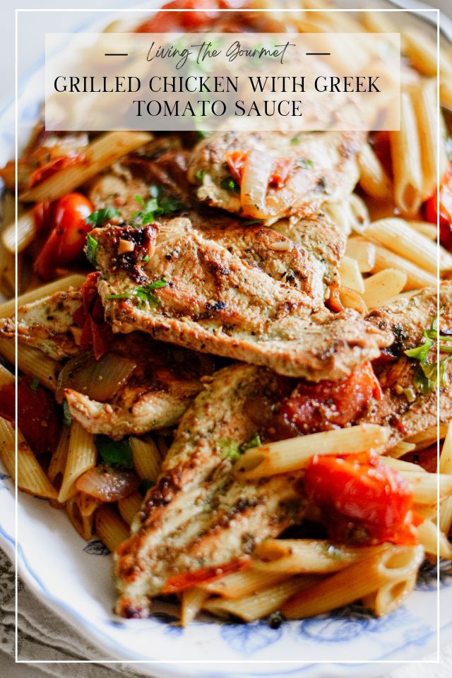 Grilled Chicken with Greek Tomato Sauce