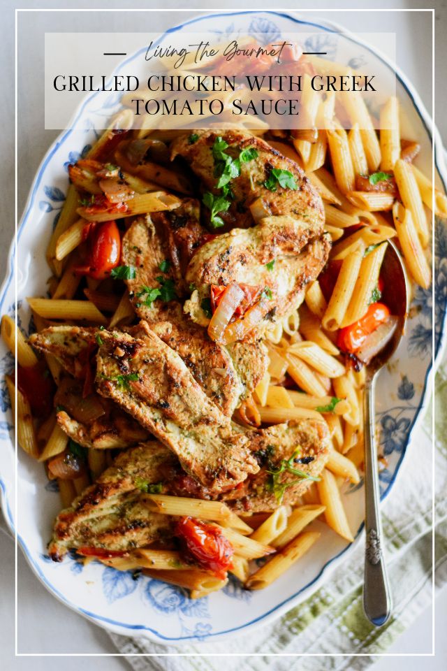 Grilled Chicken with Greek Tomato Sauce