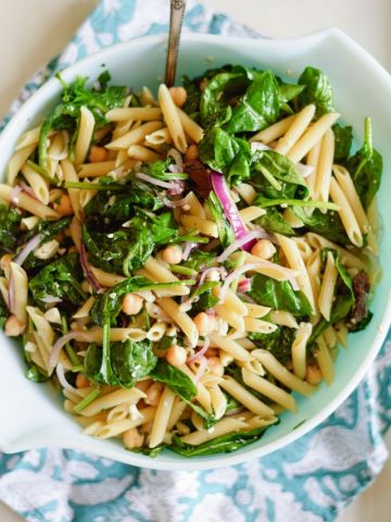 Spinach and Feta Pasta Salad
