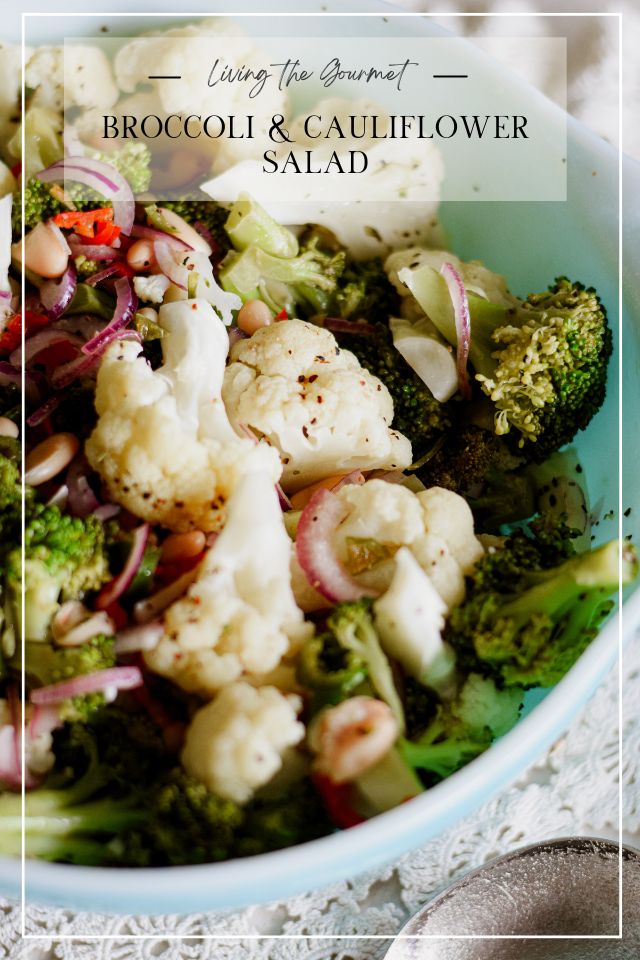 Broccoli and Cauliflower Salad