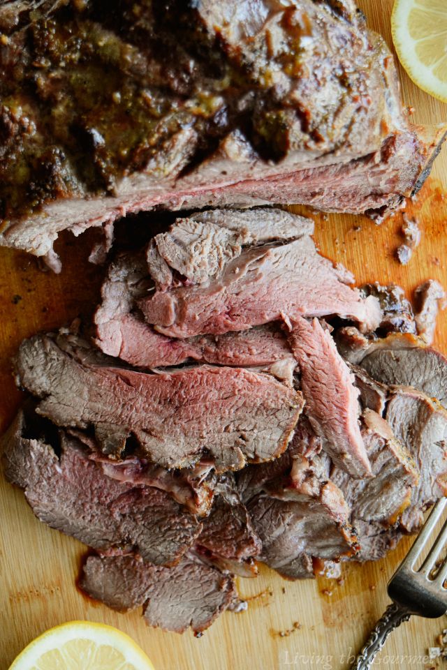 Greek Style Roasted Leg of Lamb Recipe With Lemon