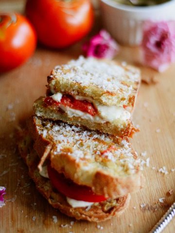 Tomato and Mozzarella Toastie