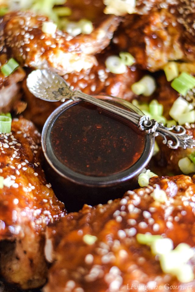 Oven Fried Chicken with Sweet and Spicy Sauce