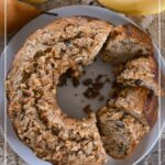 Banana Pear Bundt Cake