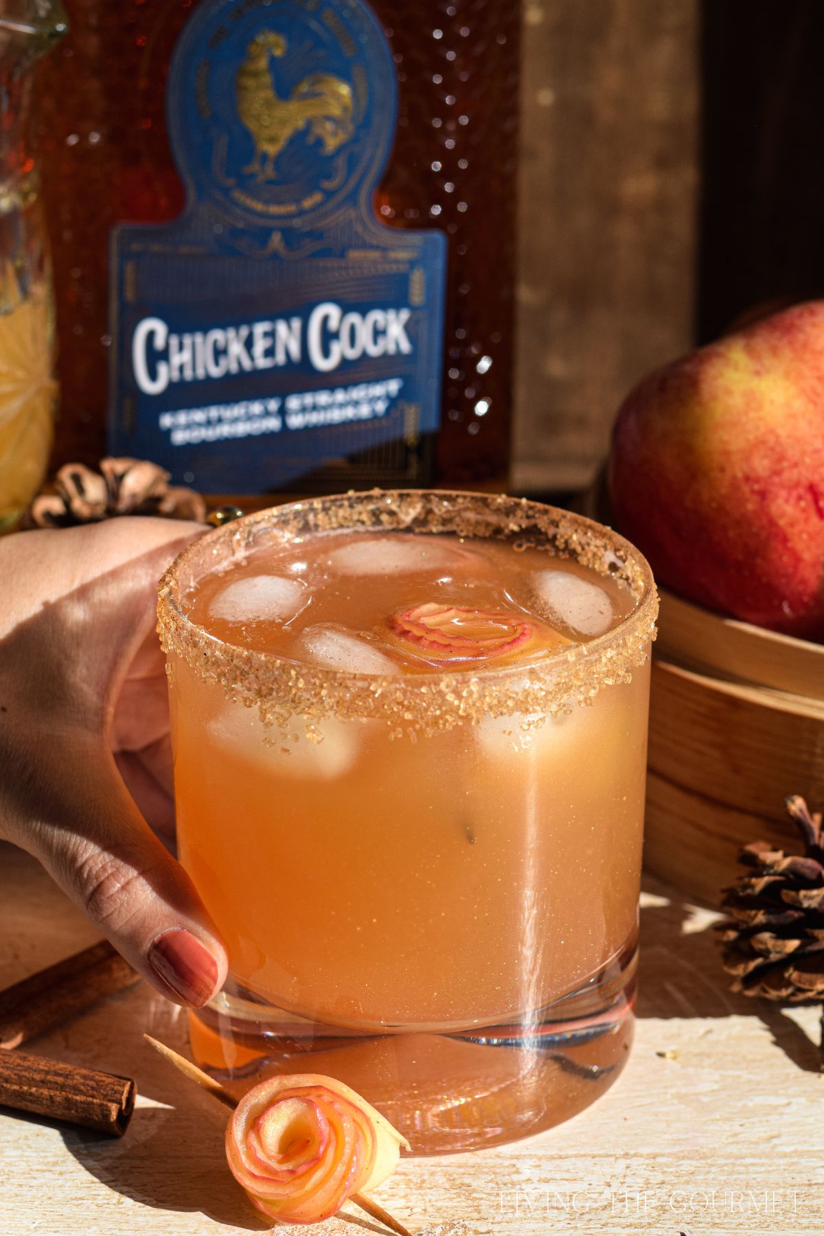 Bourbon Whiskey and Apple Cider Cocktail Recipe