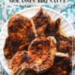 Pork Loin Chops with Molasses BBQ Sauce