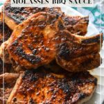 Pork Loin Chops with Molasses BBQ Sauce