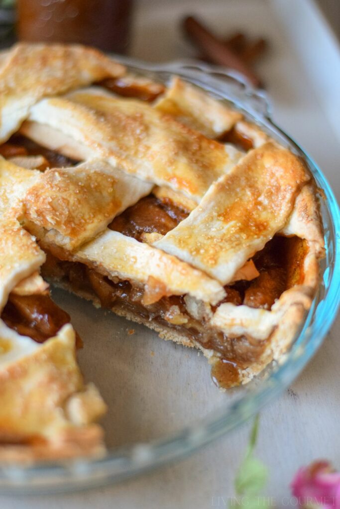 Brandy Caramel Apple Pie