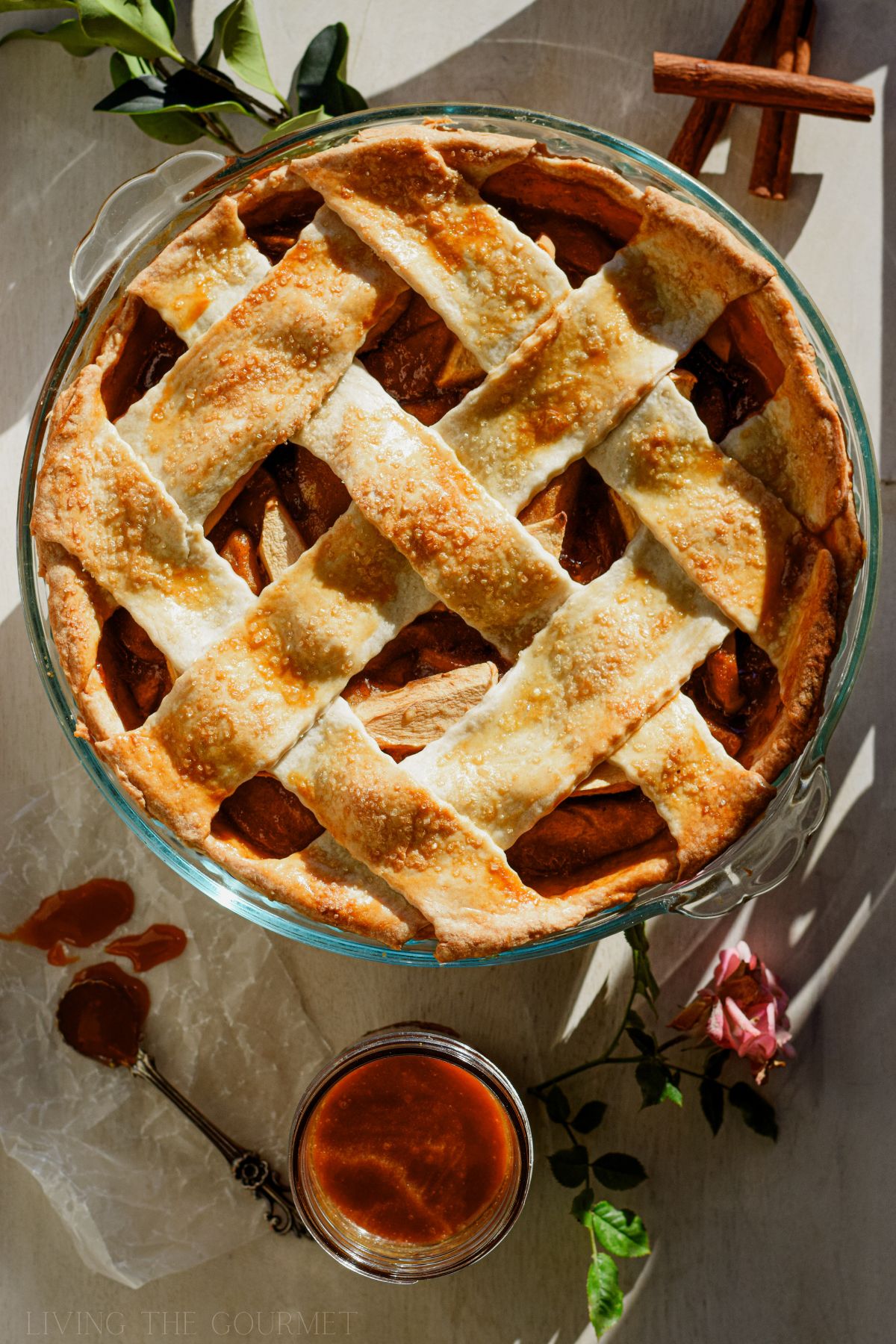 Brandy Caramel Apple Pie