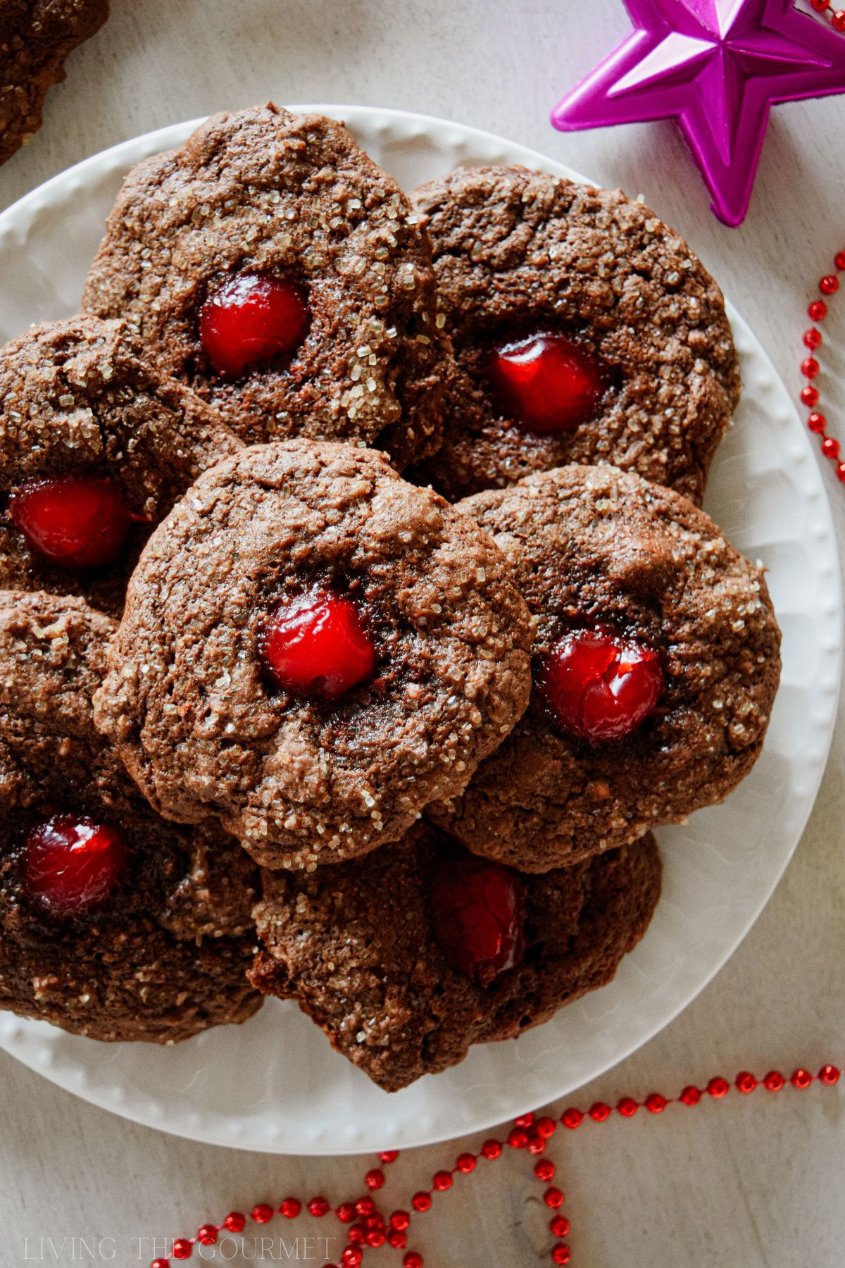 Cherry Chocolate Brownie Cookies