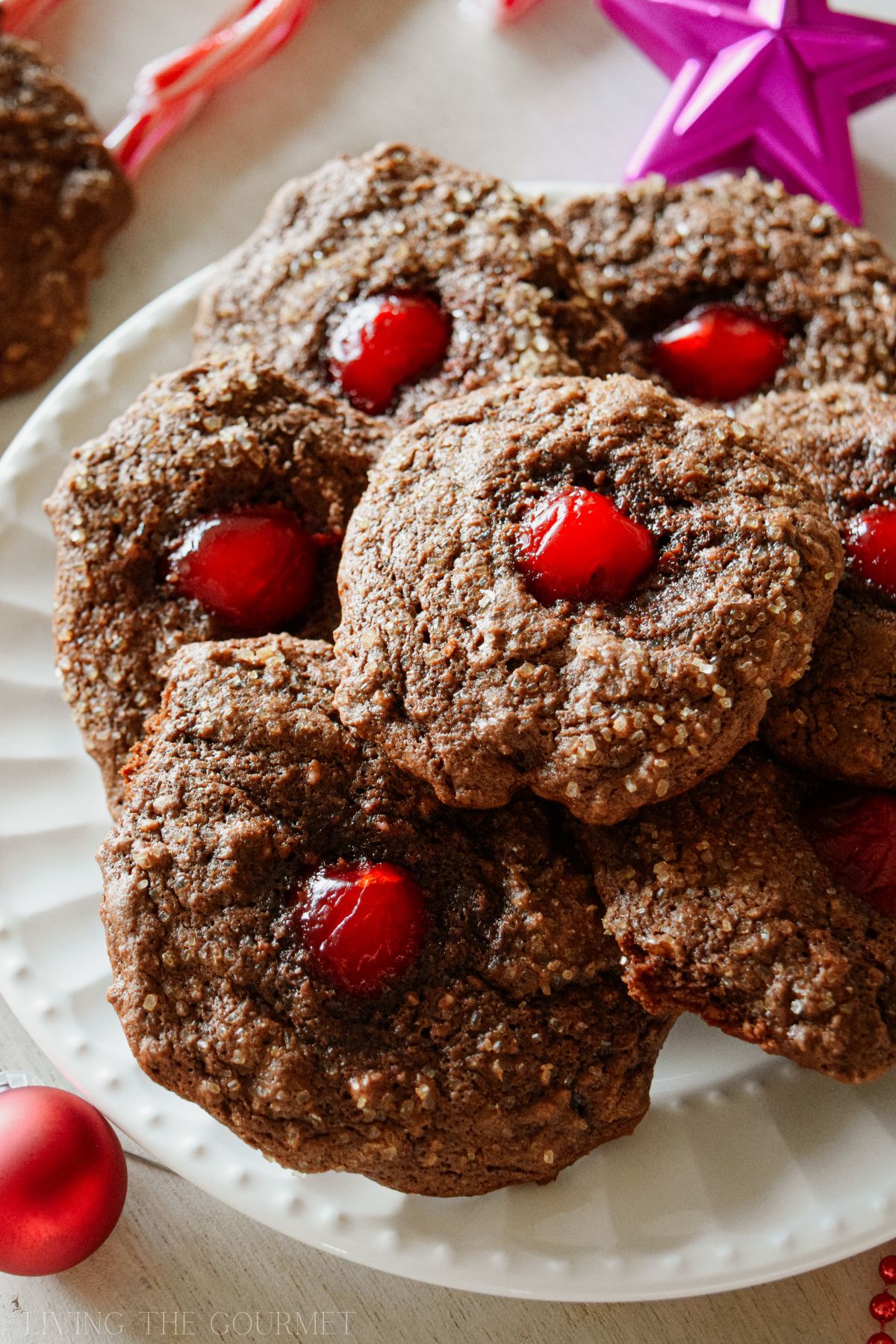 Cherry Chocolate Brownie Cookies