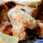 Lemon Garlic Chicken Wings