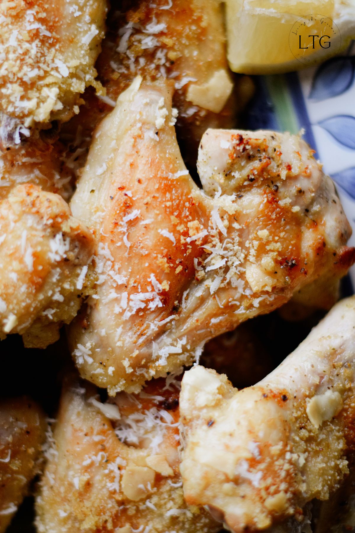 Lemon Garlic Chicken Wings