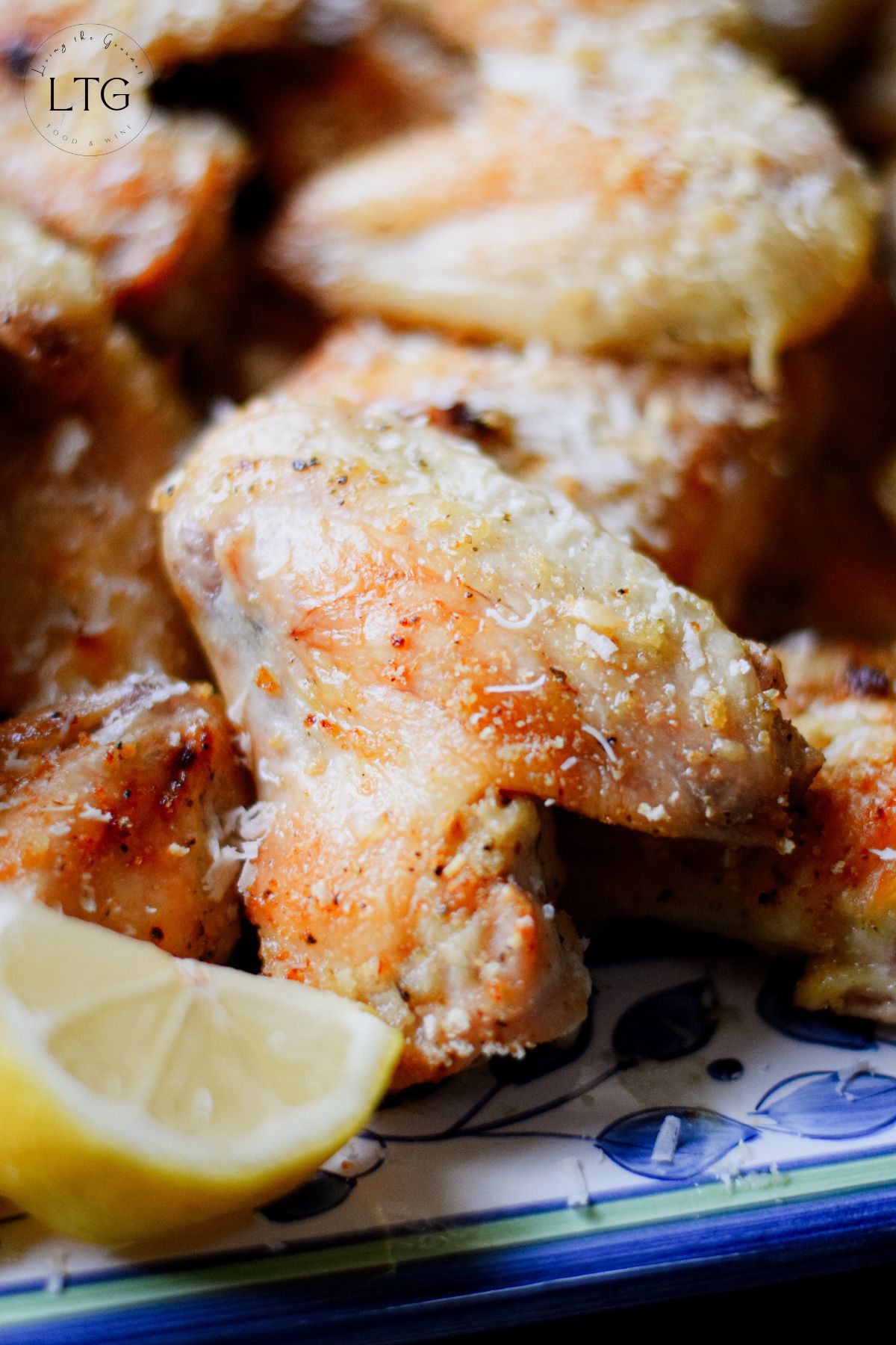 Lemon Garlic Chicken Wings