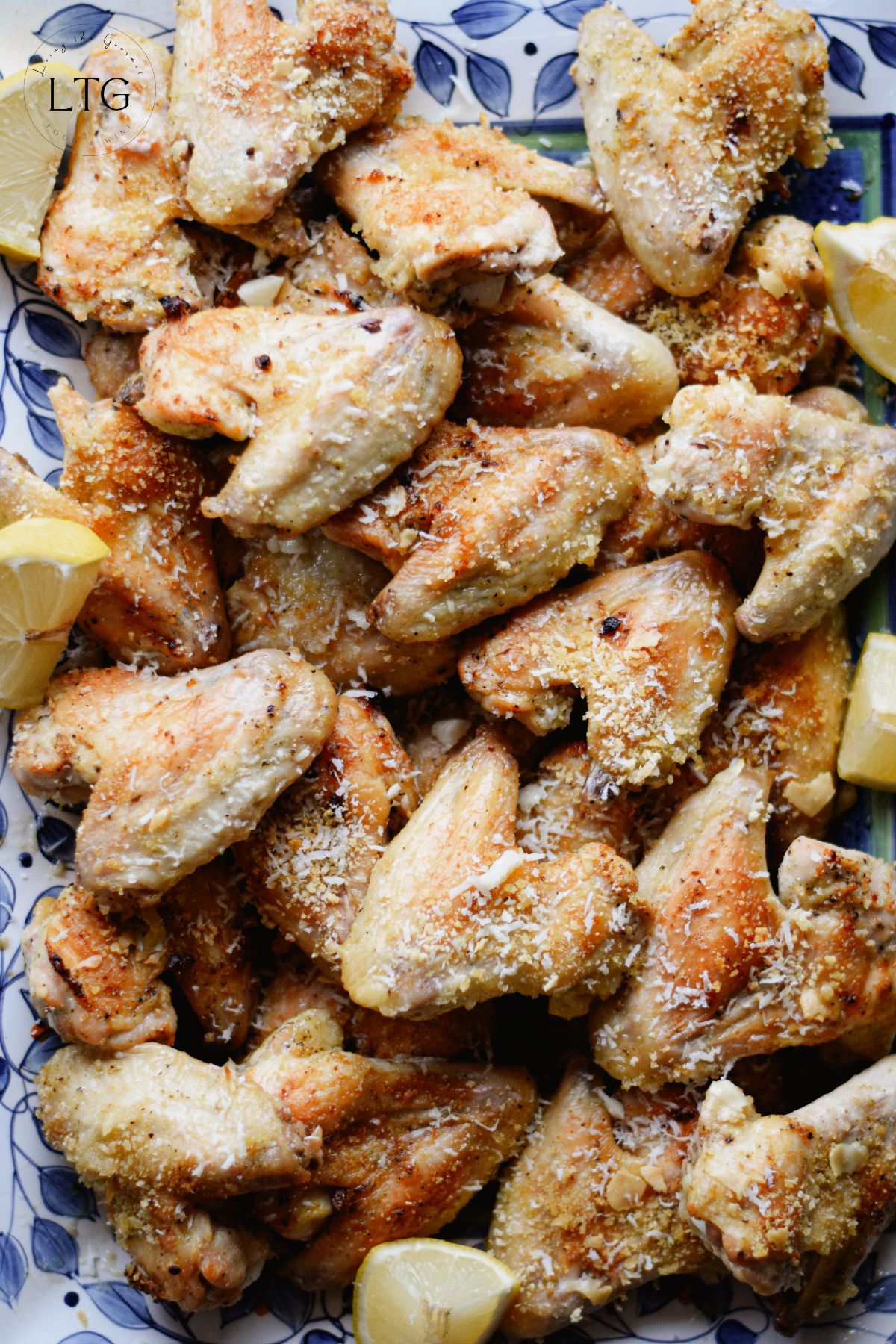 Lemon Garlic Chicken Wings