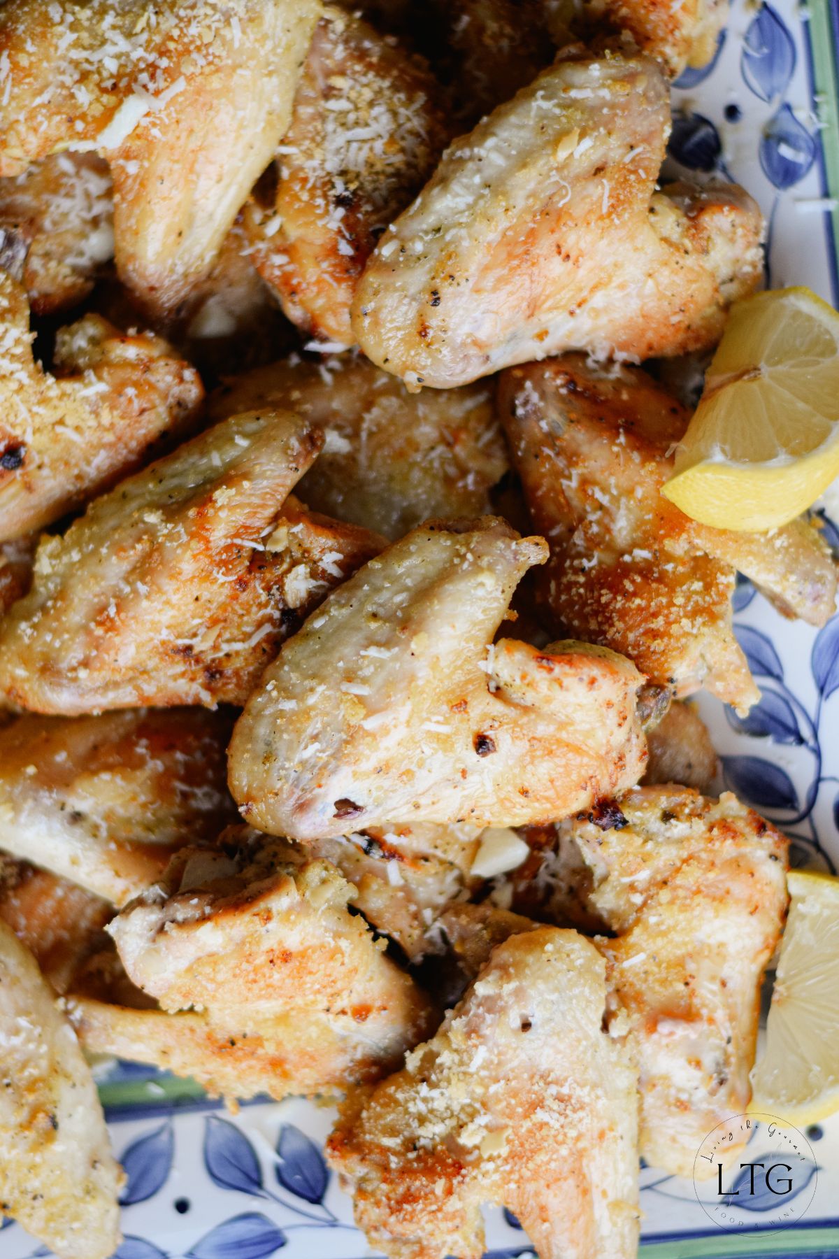 Lemon Garlic Chicken Wings