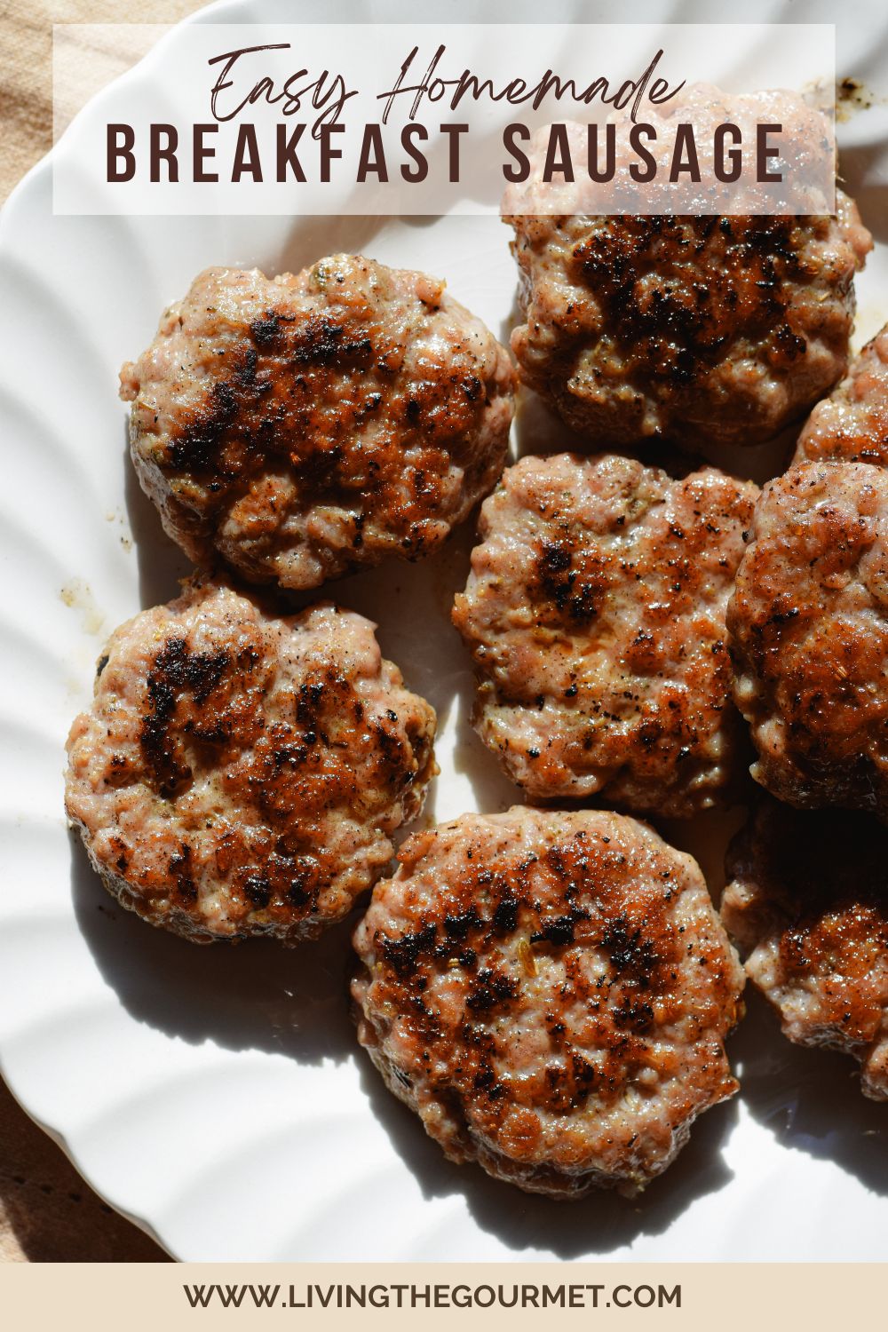 Homemade Breakfast Sausage 2 Living The Gourmet Homemade Breakfast Sausage 2