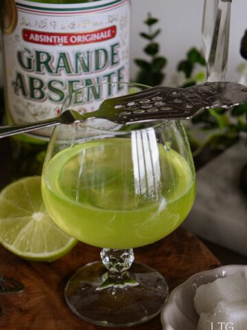 Absinthe Lime Cocktail