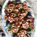 Blue Cheese and Fig Bruschetta with Honeyed Walnuts