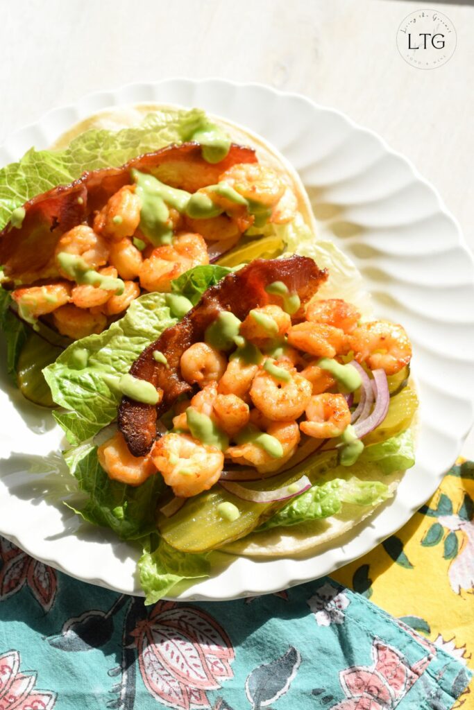 Easy Spicy Shrimp Tacos Recipe with Wasabi Mayo Sauce
